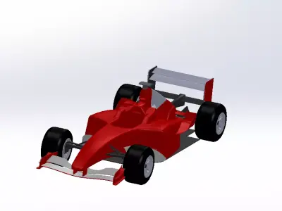F1 Racing Car 3D model by huzaifaadil07