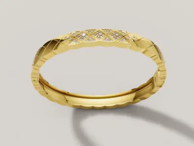 Woman Bracelet 3D print model C 80 3D print model