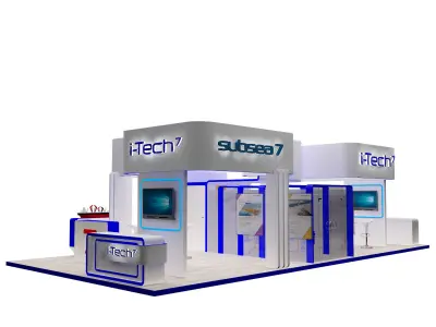 Booth Exhibition Stand a318 3D model