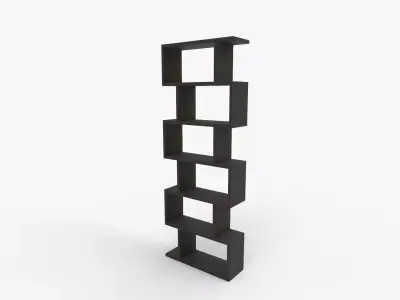 Hermoth Geometric Bookcase 3D model