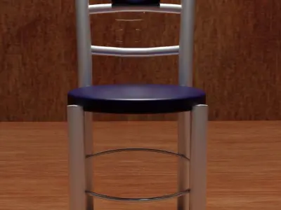 CAFE TABLE CHAIR SET Free 3D model
