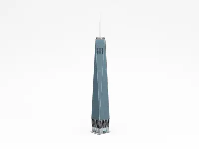 World Trade Center One in New York 3D model
