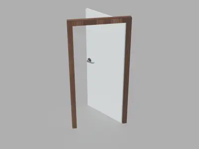 Doors Collection - 10 Doors Low-poly 3D model