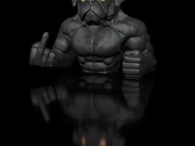 3-Pack- 30 Percent- Mystic - Anubis  Franzbulldogge Rhinocerus  3D print model