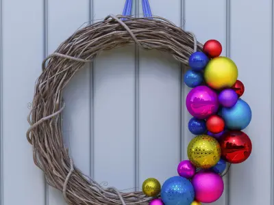 Christmas Wreath 3D model