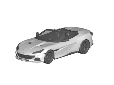 ferrari portofino  3D model