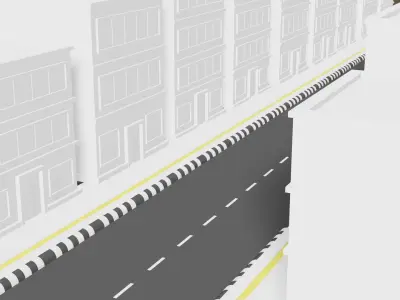 Megapoly City Basic Pack Low-poly 3D model 3D model