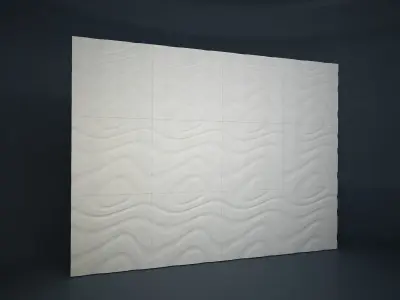 03 RIVESTIMENTO 3D WALL Low-poly 3D model