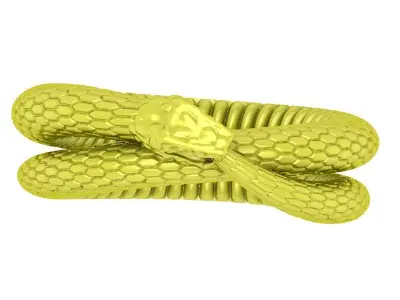 Luxury Snake Ring 3D Model for Jewelry Casting  4051 3D print model