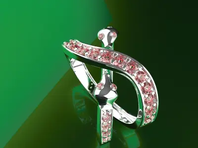 Anillo vibora Free 3D print model