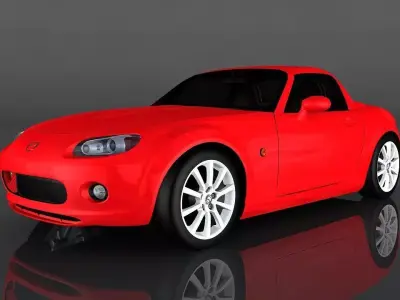 Mazda MX-5 Roadster Low-poly 3D model