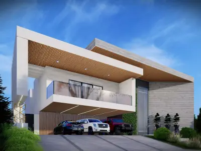 CASA ESTILO VAO LIVRE 3D model