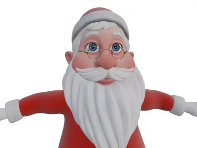 Santa Rigged 3D model