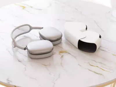 Luxury headphones max 3D model