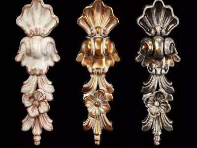 Classic carved 008 3D model