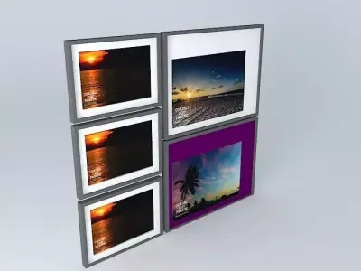 Composition 08 Free 3D model