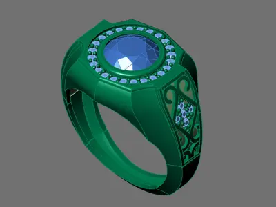 STL 3DM Gents Rings Ready Models Mens Rings 3D print model 3D print model