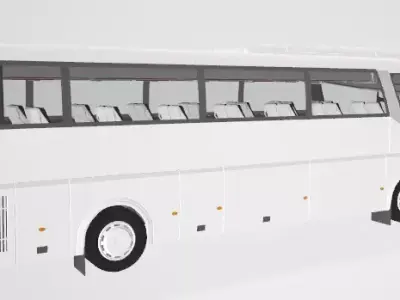 public bus Free 3D model
