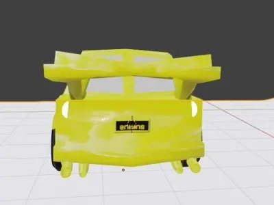 GT-S1 Car Model Low-poly 3D model