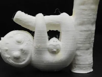 Sloth with Baby 3D print model