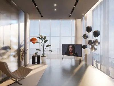 Celebration Event Place - Cafe C 3D model