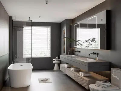 Bathroom 90 3D model