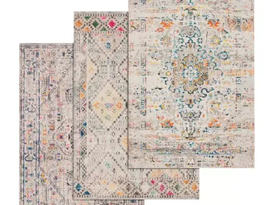 Rug Set 209 3D model