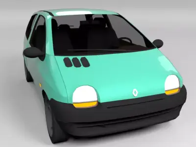 RENAULT TWINGO 1993 LOWPOLY Low-poly 3D model