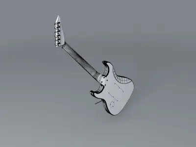 Jackson CDG guitar Free 3D model