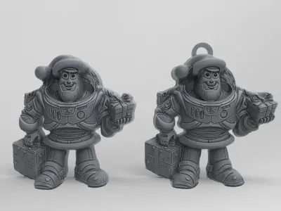 christmas toy story buzz decor  3D print model