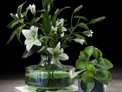 Decorative set 005 3D model