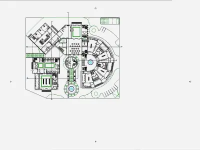 central bank  compelete revit project 3D model
