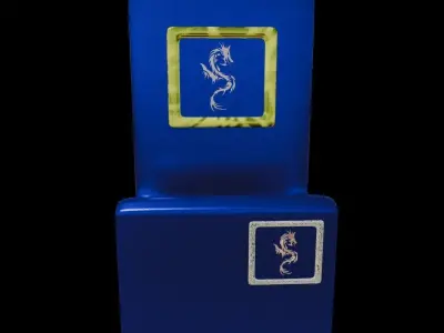 knife stander Low-poly 3D model