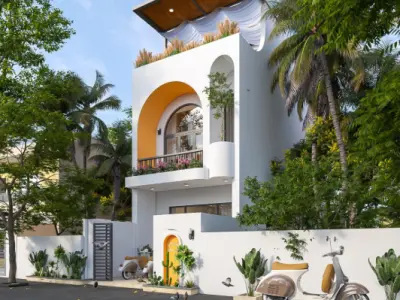 Sketchup House Scene exterior and interior 3D model