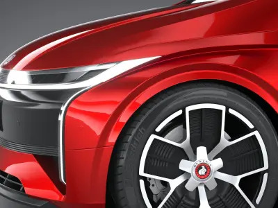 Generic Hatchback EV v3 2022 3D model