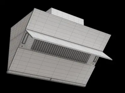 Modern Chimney Cooker Hood 3D model