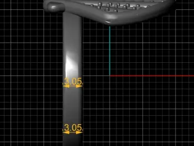 SHELL DESIGN GOLD RING 3D PRINTABLE MODEL 3D print model