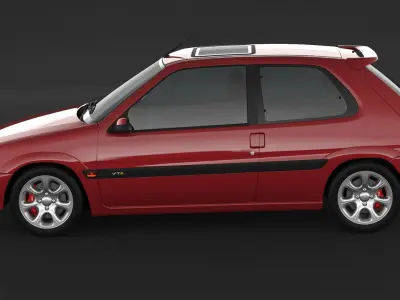 Citroen Saxo VTS 3D model