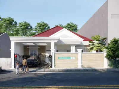 House Facade Model 2 3D print model