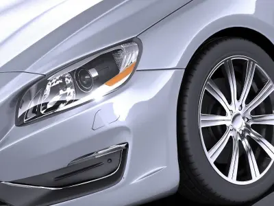 Volvo S60 2014 VRAY 3D model