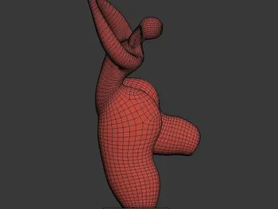 Sculpture playful mood 3D model
