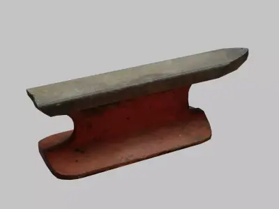 Small Anvil Free low-poly 3D model