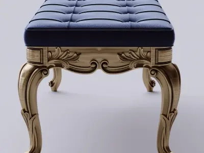 Classic bench 3D model