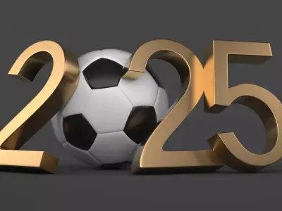 New Year 2025 Free 3D model