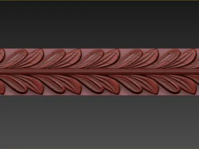 3D Carved molding model 3D model