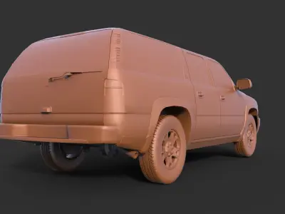 Chevrolet Suburban 3D print model