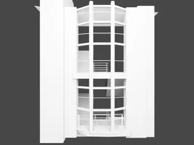 Architectural Staircase 3D model