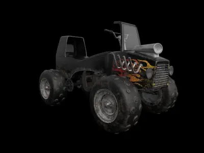 Quad Bike Free 3D model