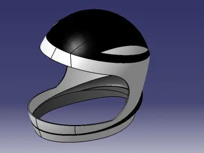 HELMET ring with design Free 3D model