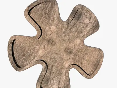 Stone Flowers 3D model